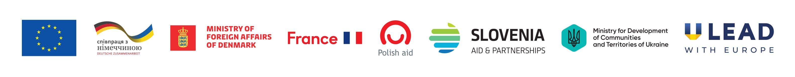 EU support logos